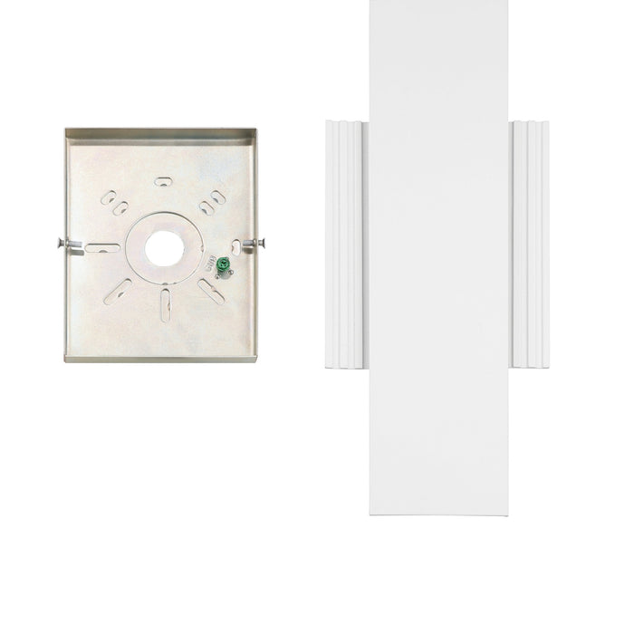 Exterior Wall Sconce Thesis 207715A Jacks 15 inch Textured White 5CCT LED Exterior Wall Sconce THESIS