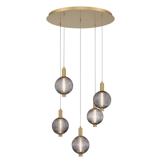 Eurofase 47208-018 Palmas 24" Gold LED Chandelier