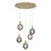 Eurofase 47208-018 Palmas 24" Gold LED Chandelier