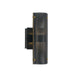 Eurofase 46460-011 Westcliffe 12" Gold-Black Mix LED Outdoor Wall Light