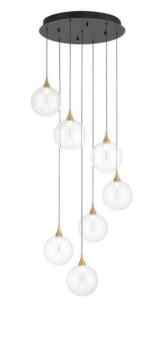 Eurofase 48928-014 Iissa 21" Gold LED Chandelier
