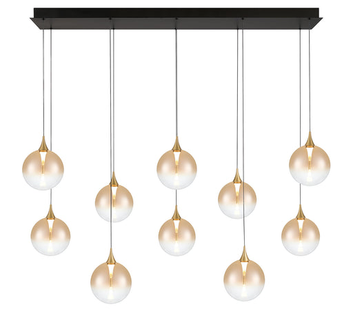 Eurofase 48932-035 Iissa 47" Gold LED Chandelier