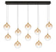 Eurofase 48932-035 Iissa 47" Gold LED Chandelier