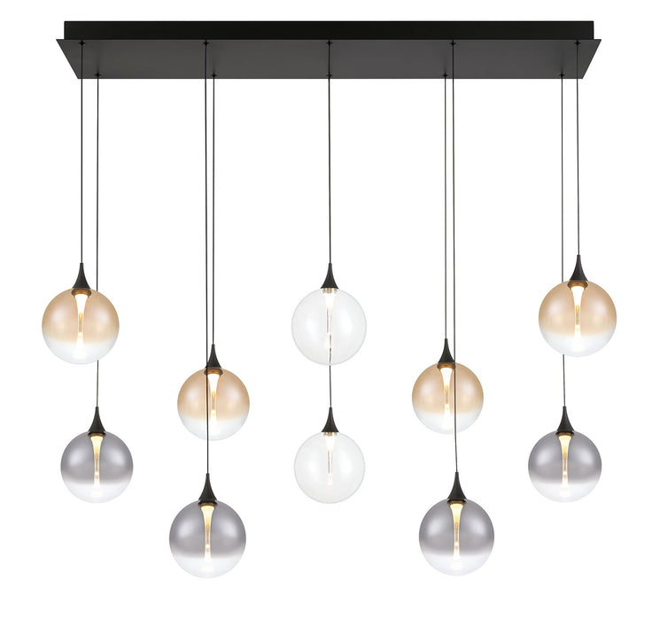 Eurofase 48933-047 Iissa 47" Matte Black LED Chandelier