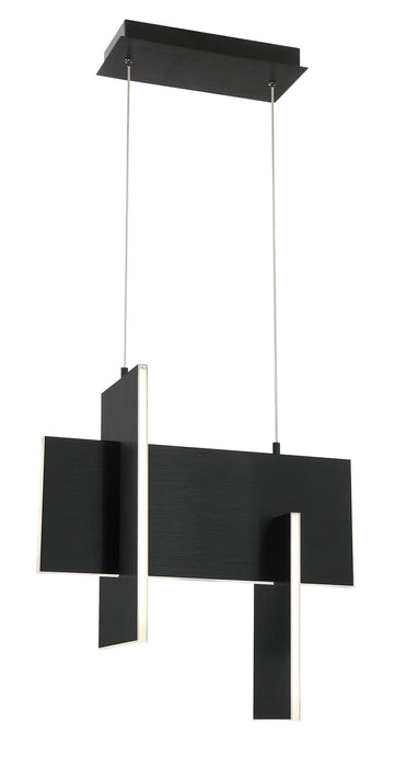 Eurofase 37346-027 Coburg 20" Anodized Black LED Chandelier