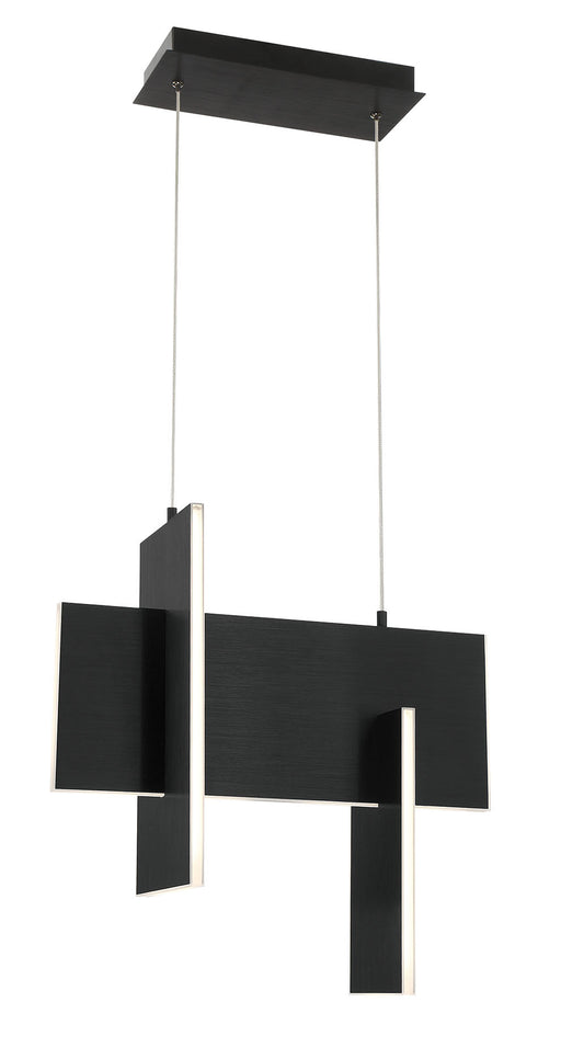 Eurofase 37346-027 Coburg 20" Anodized Black LED Chandelier