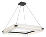 Eurofase 50052-028 Neoness 34" Matte Black LED Chandelier