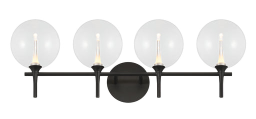 Eurofase 48918-015 Iissa 4-Light Matte Black LED Vanity Light