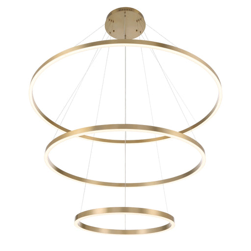 Eurofase 31474-038 Spunto 61" Brushed Gold LED Chandelier