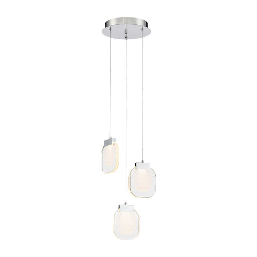 Eurofase 38042-020 Paget 10" Chrome LED Chandelier