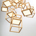 Eurofase 38259-012 Ferro 32" Matte Gold LED Chandelier