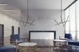 Eurofase 36250-011 Crossroads 47" Matte Black LED Chandelier