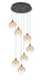 Eurofase 48929-035 Iissa 21" Matte Black LED Chandelier