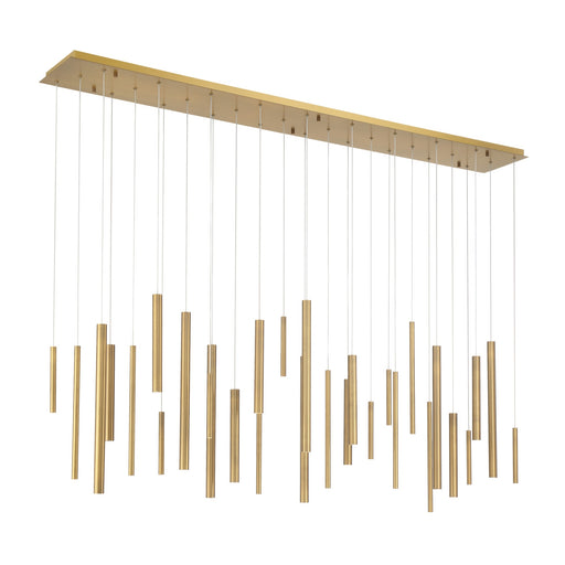 Eurofase 46814-043 Santana 72" Antique Brass LED Chandelier