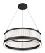 Eurofase 49352-023 Empra 30" Matte Black LED Chandelier