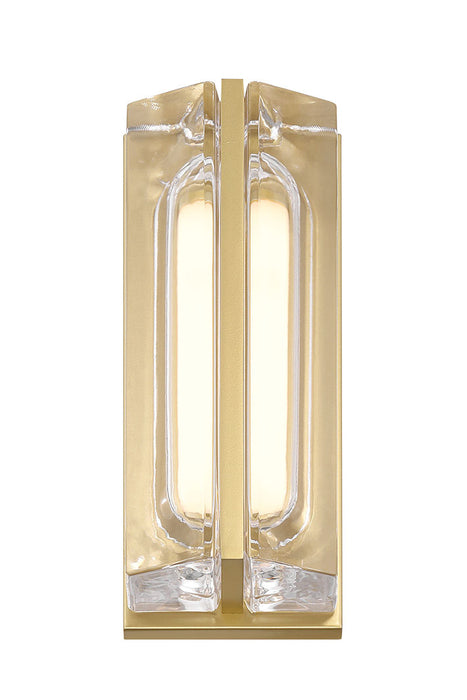 Eurofase 49022-018 Langferd 12" Gold LED Outdoor Wall Light