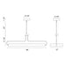 Eurofase 37931-018 Pemberton 38" Brushed Brass LED Pendant Light