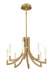 Eurofase 49010-015 Olette 24" Gold LED Chandelier