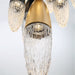Eurofase 43860-043 Ecrou 40" Gold-Black Mix LED Chandelier