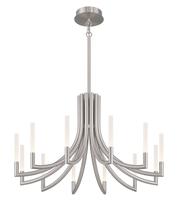 Eurofase 49011-029 Olette 36" Brushed Nickel LED Chandelier