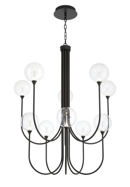 Eurofase 48926-010 Iissa 40" Matte Black LED Chandelier