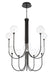 Eurofase 48926-010 Iissa 40" Matte Black LED Chandelier