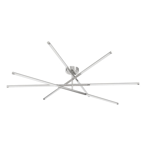 Chandelier Thesis 207286A Overture 48 inch 8 light Polished Nickel 5CCT LED Chandelier THESIS