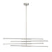 Chandelier Thesis 207286A Overture 48 inch 8 light Polished Nickel 5CCT LED Chandelier THESIS