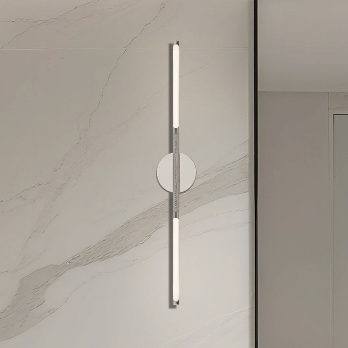 Vanity Light Thesis 207292A Overture 32 inch 2 light Polished Nickel 5CCT LED Vanity Light THESIS