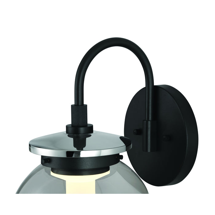 Eurofase 47196-018 Caswell 14" Powder Coat Black LED Outdoor Wall Light