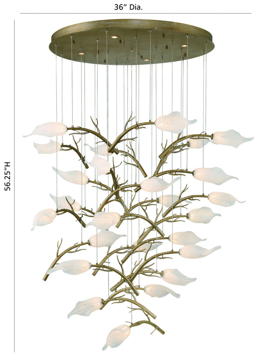 Eurofase 47226-012 Matera 56" Antique Gold LED Chandelier