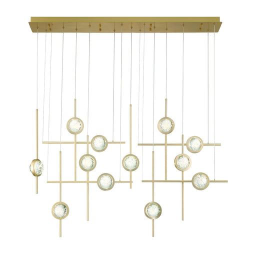 Eurofase 47256-019 Barletta 53" Anodized Gold LED Chandelier