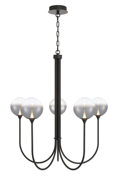 Eurofase 48923-026 Iissa 34" Matte Black LED Chandelier
