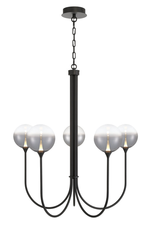 Eurofase 48923-026 Iissa 34" Matte Black LED Chandelier