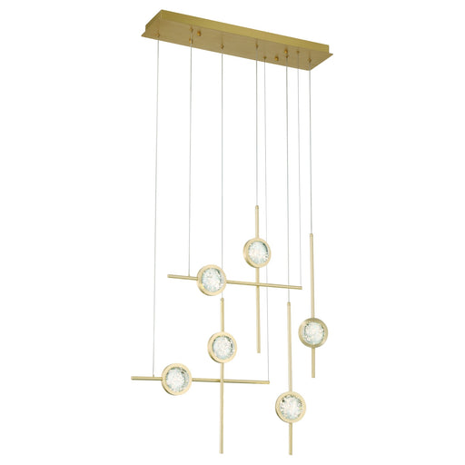 Eurofase 47255-012 Barletta 32" Anodized Gold LED Chandelier