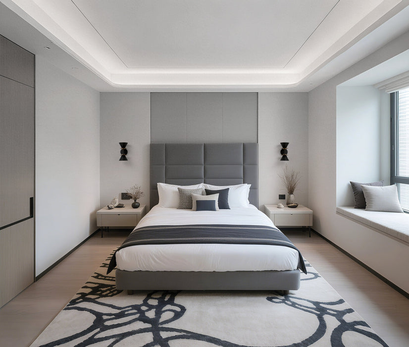 Wall Sconce Thesis 207319A Tremolo 12 inch 2 light Textured Black and Champagne Gold Wall Sconce THESIS