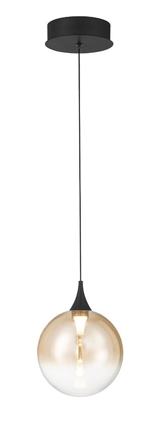 Eurofase 50250-035 Iissa 6" Matte Black LED Pendant Light