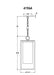 Eurofase 41964-019 Ren 19" Powder Coat Black Pendant Light