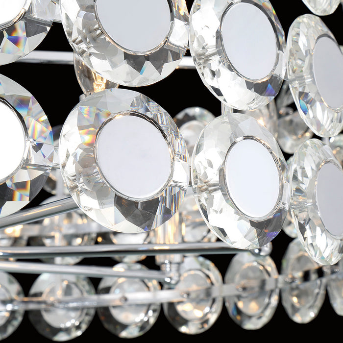 Eurofase 44286-019 Perrene 32" Chrome Chandelier