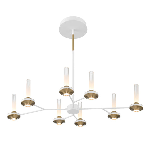 Eurofase 45714-023 Torcia 36" Matte White LED Chandelier