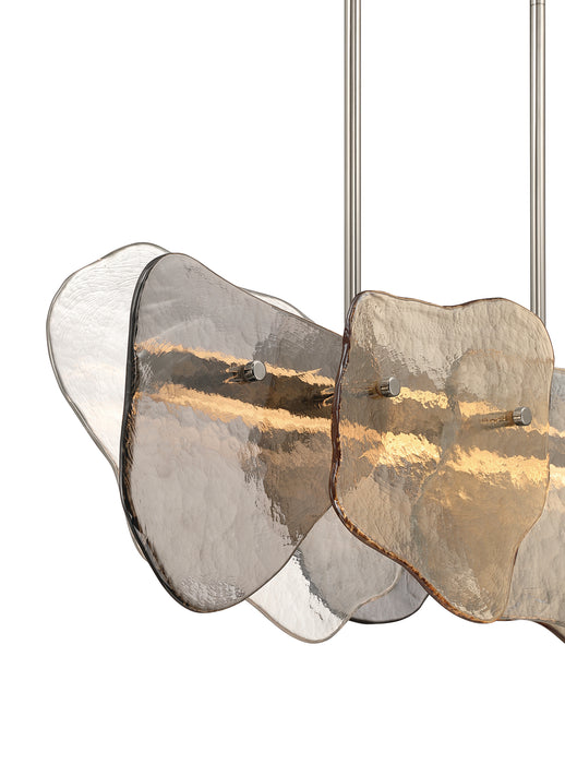 Eurofase 50462-018 Grotto 39" Polished Nickel LED Chandelier