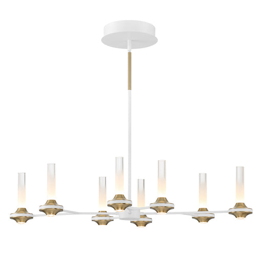 Eurofase 45714-023 Torcia 36" Matte White LED Chandelier