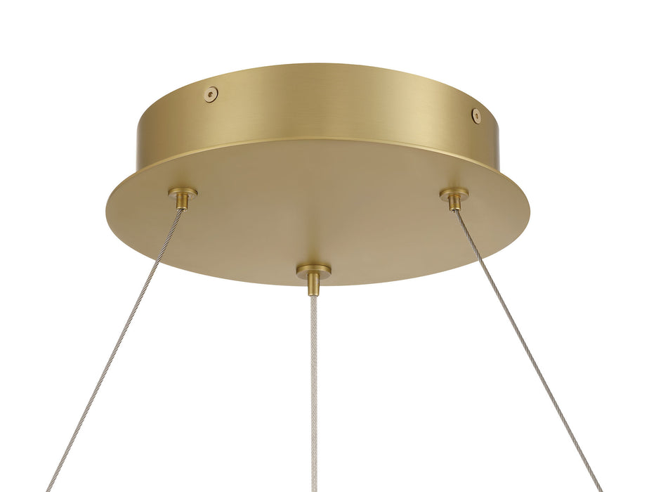 Eurofase 49352-016 Empra 30" Gold LED Chandelier
