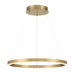 Eurofase 31471-035 Spunto 28" Brushed Gold LED Chandelier