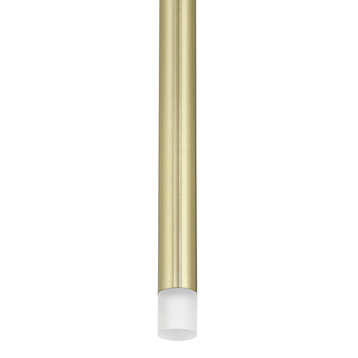 Pendant Light Thesis 207302A Manhattan 1 inch 1 light Brushed Gold LED Pendant Light THESIS