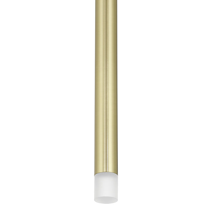 Pendant Light Thesis 207302A Manhattan 1 inch 1 light Brushed Gold LED Pendant Light THESIS