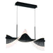 Eurofase 47125-025 Voltik 40" Matte Black LED Chandelier