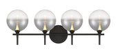 Eurofase 48918-022 Iissa 4-Light Matte Black LED Vanity Light