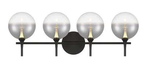 Eurofase 48918-022 Iissa 4-Light Matte Black LED Vanity Light