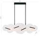 Eurofase 47210-028 Nuvola 56" Matte Black LED Chandelier